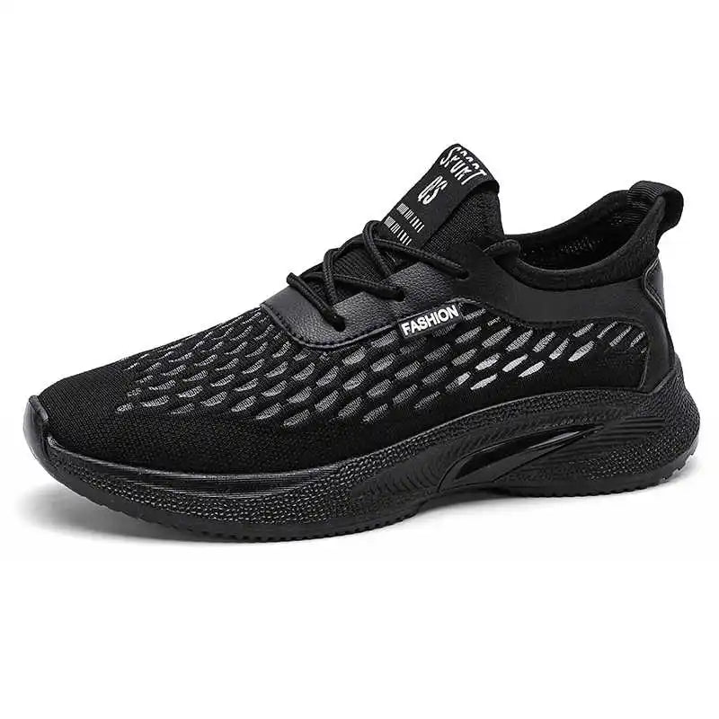 Demi-season Thick Bottom Trainers For Mens Woven Casual Shoes Men Sneakers Men's Luxury Sports Shouse Type Shooes Sepatu