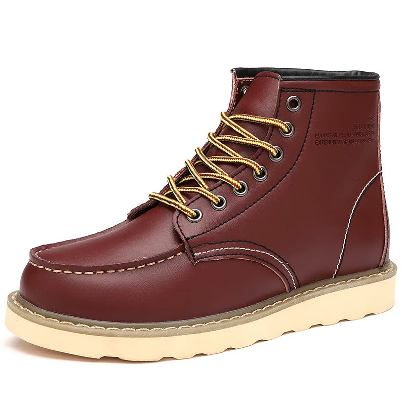 Luxury Men Dress Shoes Casual Business Office Designer Shoes Chelsea Boots Platform Shoes Genuine Leather Boot Botas Para Hombre
