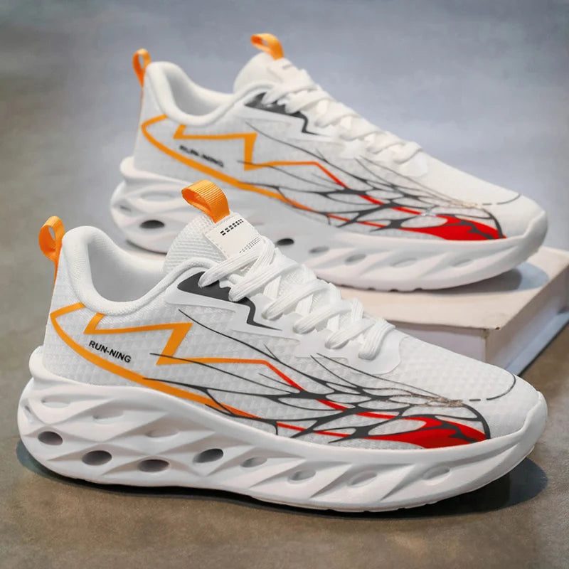 Thick Sole Anti Skid Breathable Sneaker 2025 Spring and Autumn New Men's Casual Shoes Outdoor Light Wear-resistant Male Footwear