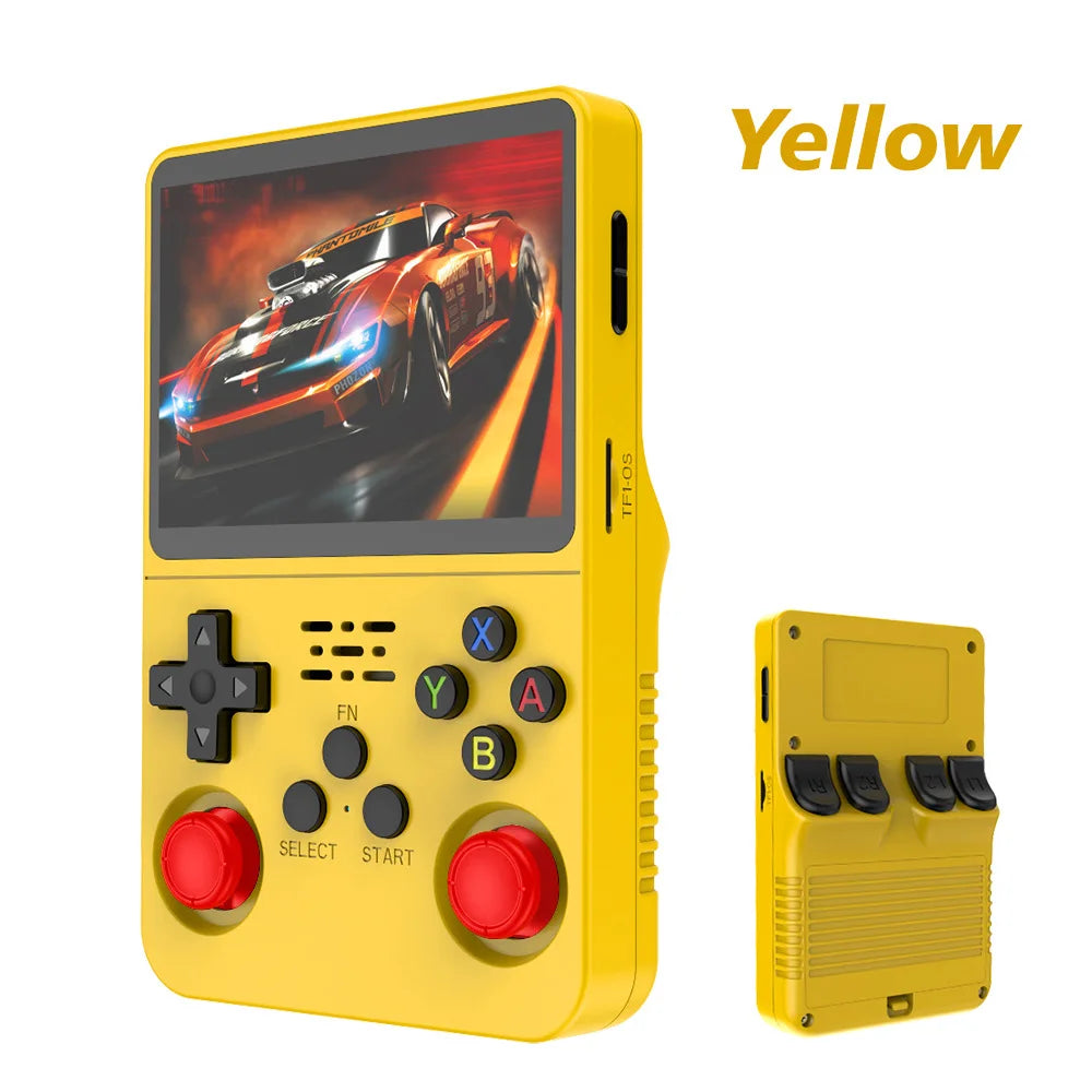 R36S Retro Handheld Video Game Console Linux System 3.5-inch IPS Screen Mini Portable Handheld Video Player 64GB 15000 Games