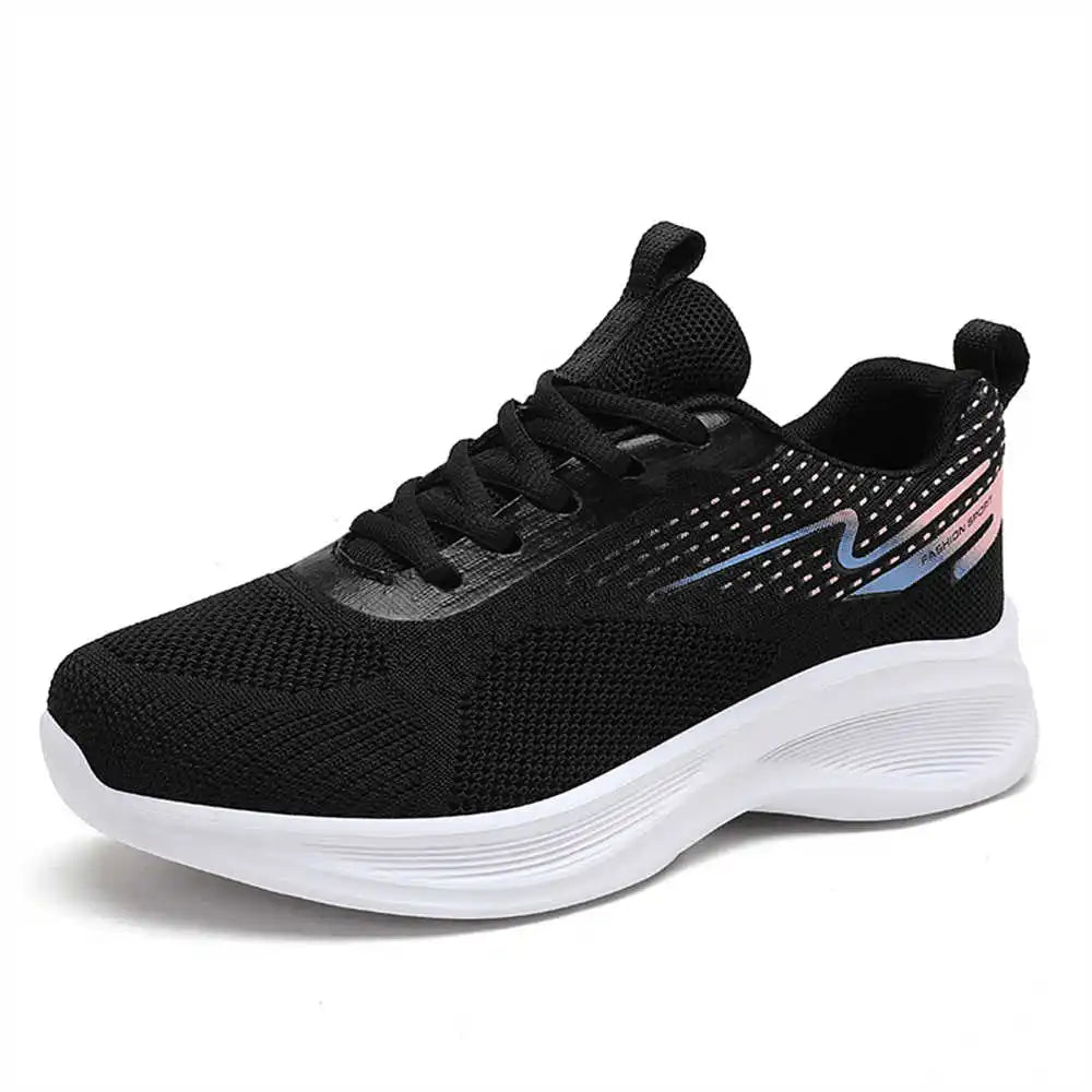 Demi-season Number 36 Womens Casual Shoes Woven Sneakers For Women Sneakers High Quality Women Sports Tene