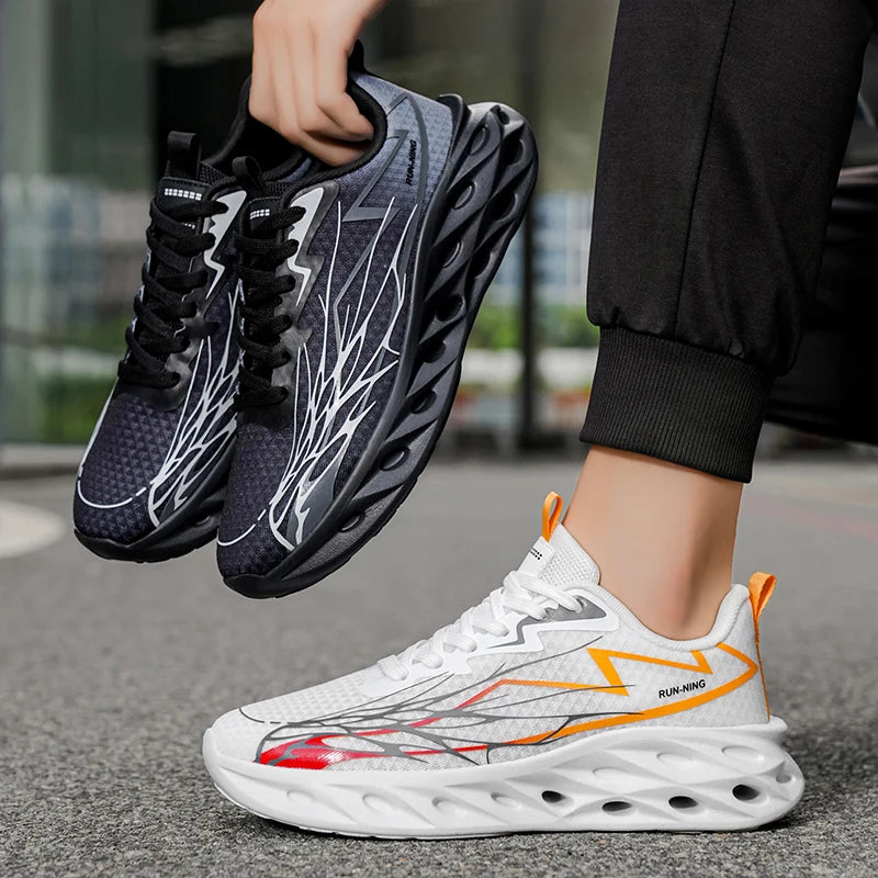 Thick Sole Anti Skid Breathable Sneaker 2025 Spring and Autumn New Men's Casual Shoes Outdoor Light Wear-resistant Male Footwear