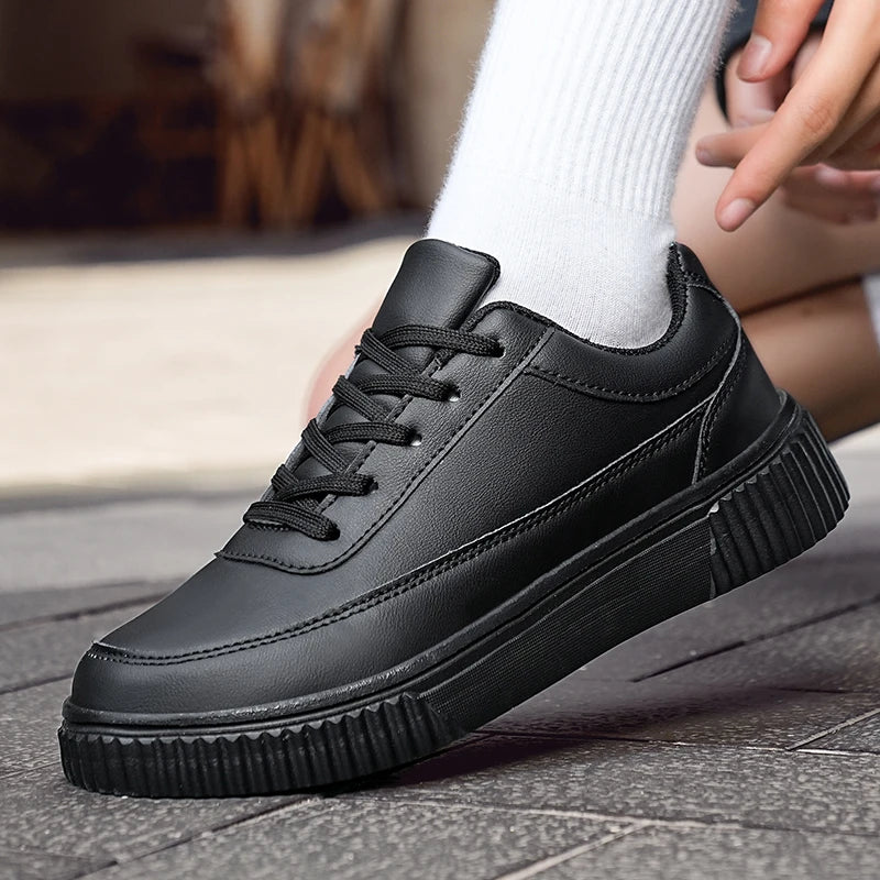 MAEDEF White Sneakers Men Skateboard Shoes Woman Casual Flats Shoes Lightweight Breathable Sport Shoes for Men Women Footwear