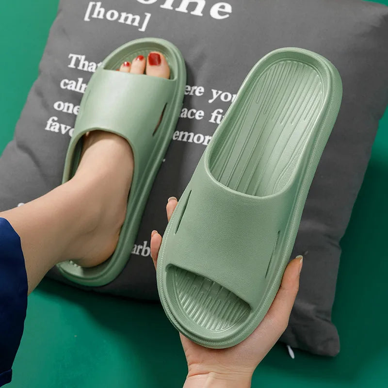 Non Slip Slides Lightweight Open Toe Quick Dry Slippers For Indoor Outdoor Bathroom Beach Summer Indoor Outdoor Eva Slippers