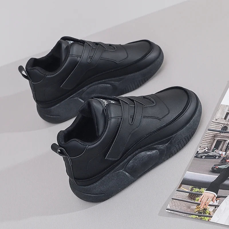 Thick-heeled White Womens Shoes Large Size Mules Elderly Sneakers Ergonomic Zapato Sports Tenes High Fashion Best Cuddly