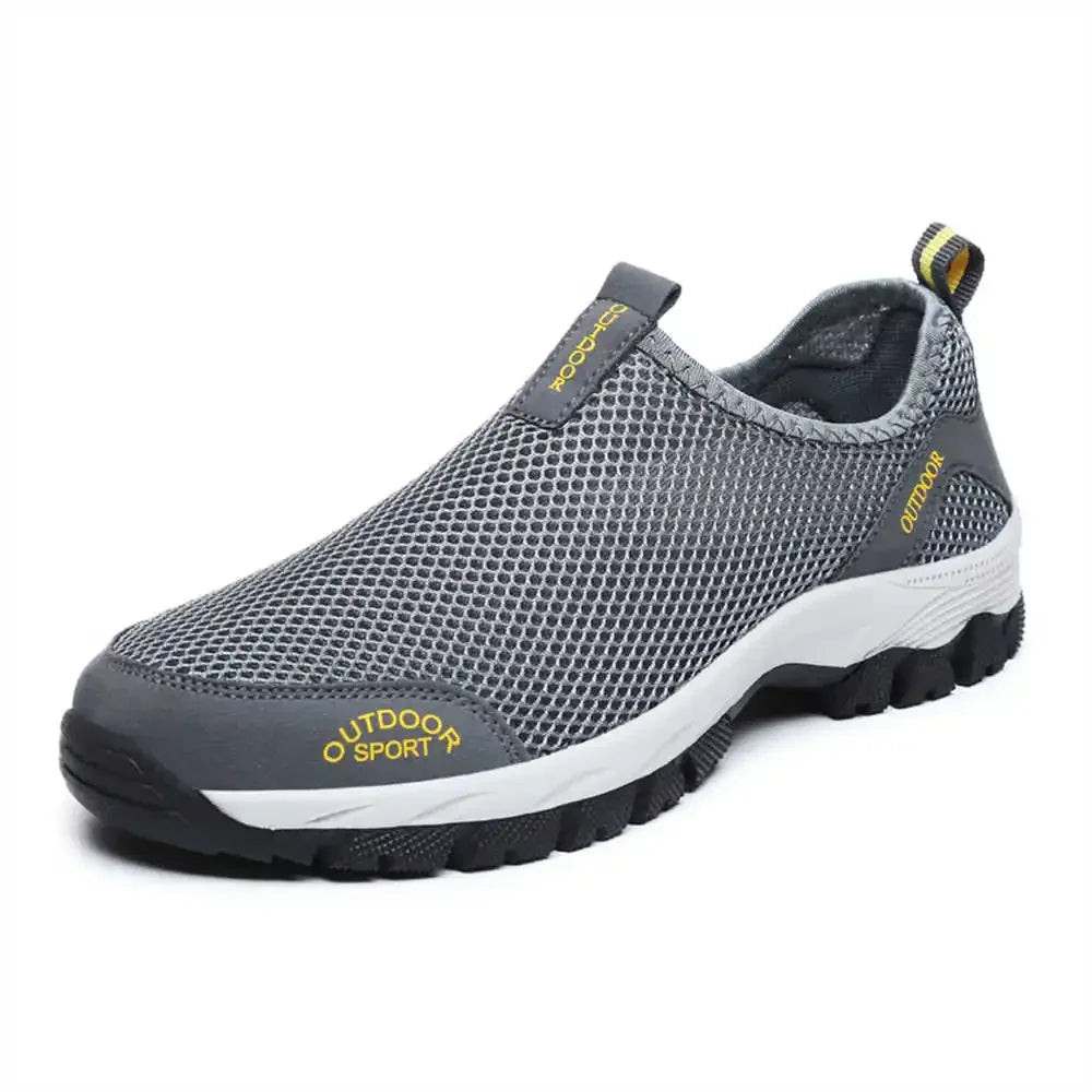 43-44 Lace-free Training And Exercises Woven Sneakers For Men White Casual Man Shoes Sports Premium Tenisfeminino Out