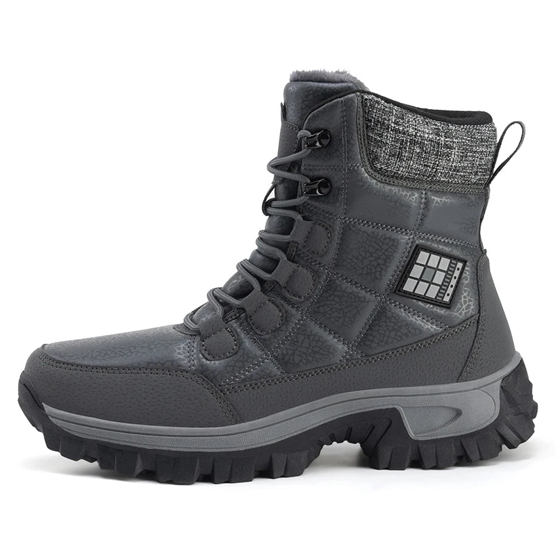 Men’s Winter Footwear, Faux Fur Lined & Anti-Skid, Easy Pull-On for Thanksgiving & Urban Fashionable Wear