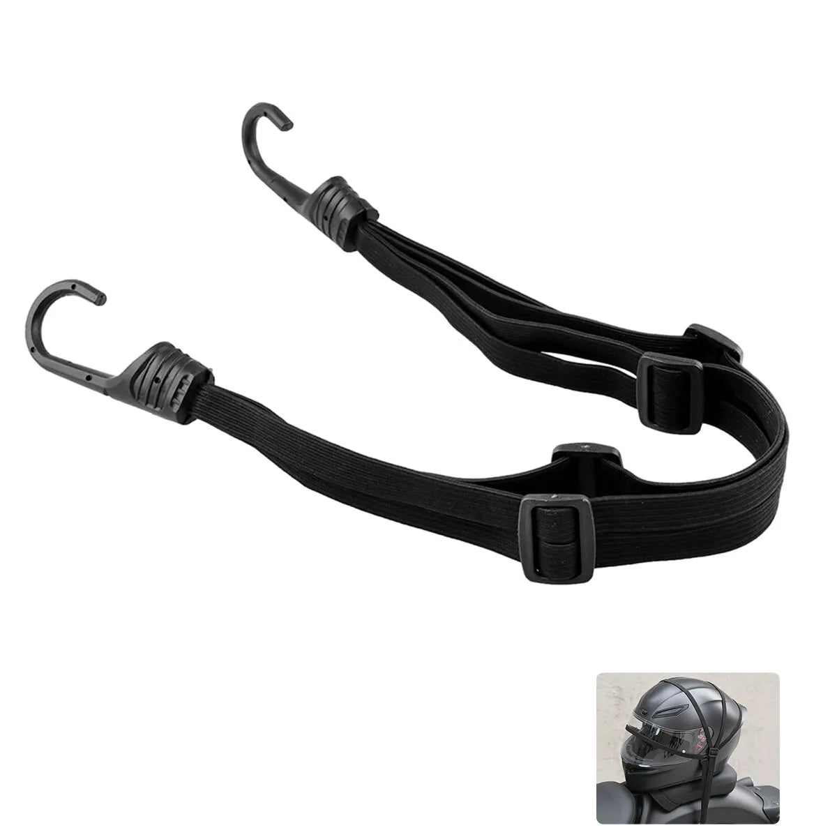 Motorcycle Helmet Net Luggage Straps Motorcycle Accessories Hooks Helmet Straps Retractable Helmet Rope Fixed Strap Net Belt