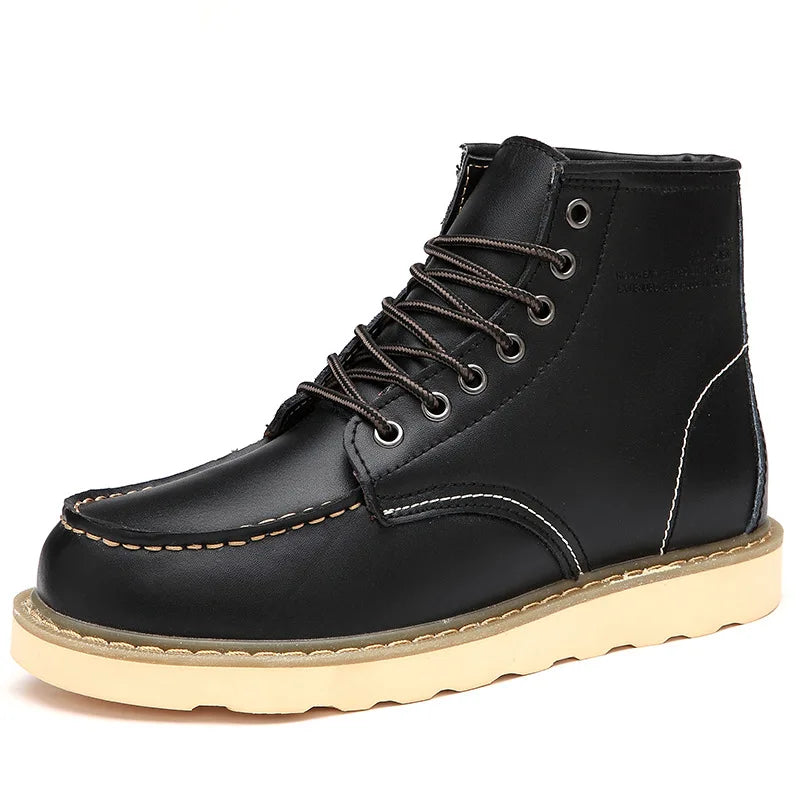 Luxury Men Dress Shoes Casual Business Office Designer Shoes Chelsea Boots Platform Shoes Genuine Leather Boot Botas Para Hombre