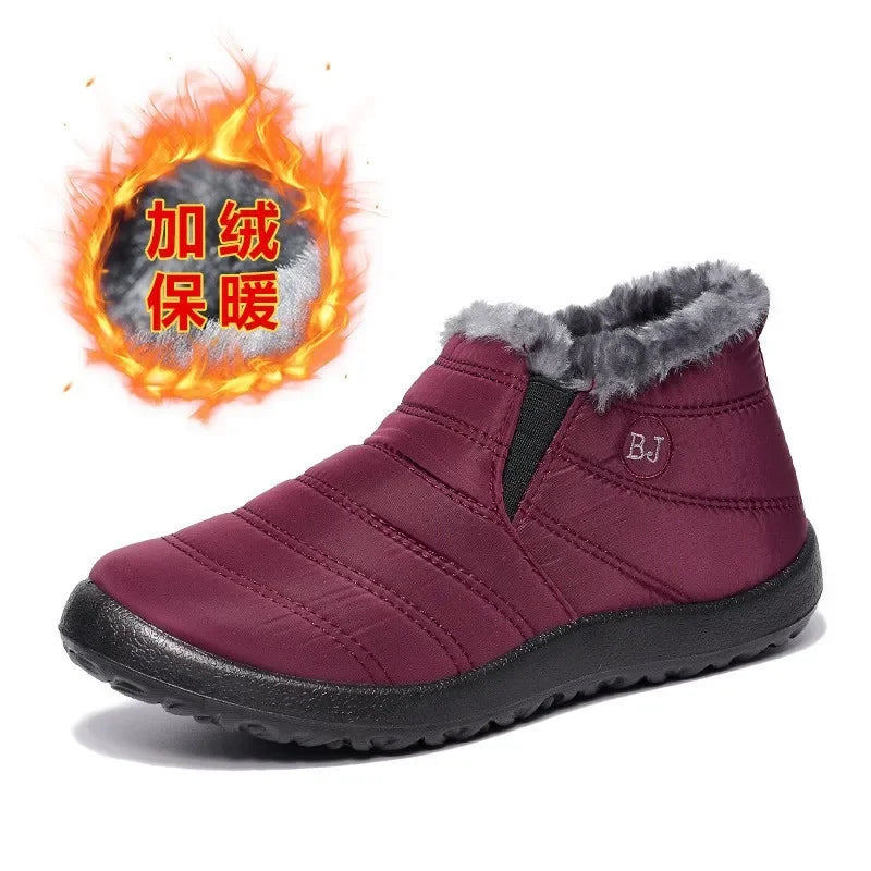 Men Boots Snow Outdoor Men's Shoes Plus Size Men's Winter Boots Plush Shoes Men Waterproof Men's Boots Male Footwear Work Shoes