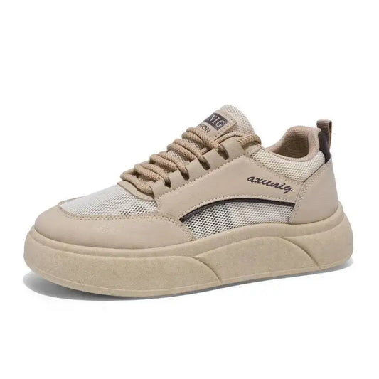 Casual Sneakers Women 2025 Summer New Women Breathable Hollow Out Mesh Shoes Versatile Thick Soled Sports Shoes Casual Sneakers