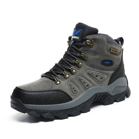 Large Size 48 Hiking Boots Men Summer Winter Outdoor Warm Fur Non Slip Fashion Women Footwear Boys Outdoor Work Ankle Boot Fall