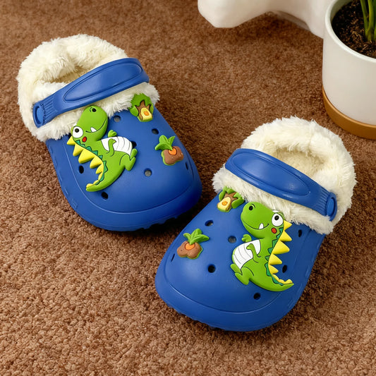 Cave shoes with women's velvet and winter high-end feel, detachable autumn and winter girls' student dormitory cotton slippers