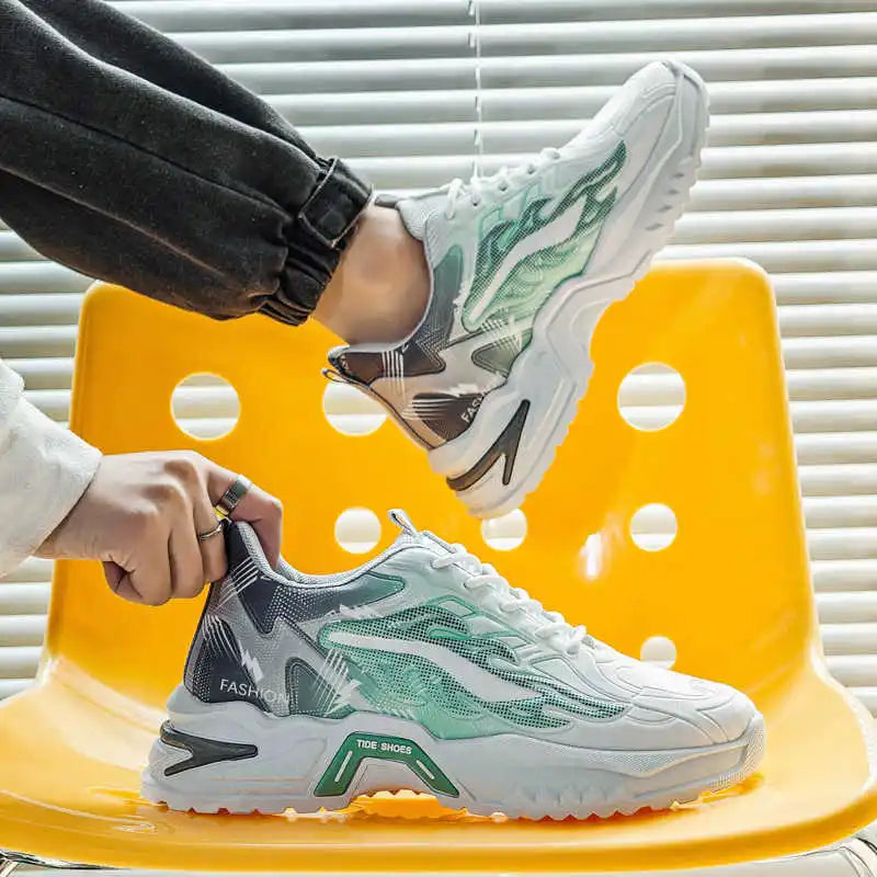Sumer Spring Men's Shoes Due To Casual Sneakers Luxury Brand Brand Basketball Sport To Play New Year's Snearkers Unusual