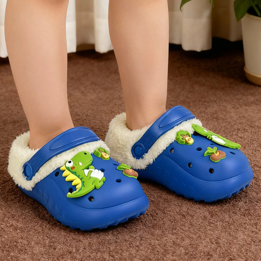 Cave shoes with women's velvet and winter high-end feel, detachable autumn and winter girls' student dormitory cotton slippers