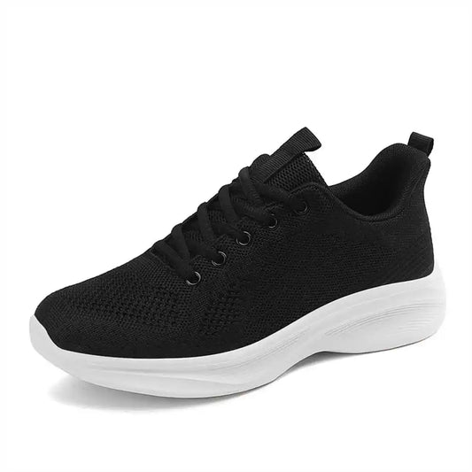 36-42 Anti Slip Woman's Sneakers Sale Woven Tennis Basketball Black Shoes Ladies Sports Gym Resale Trending Products Latest