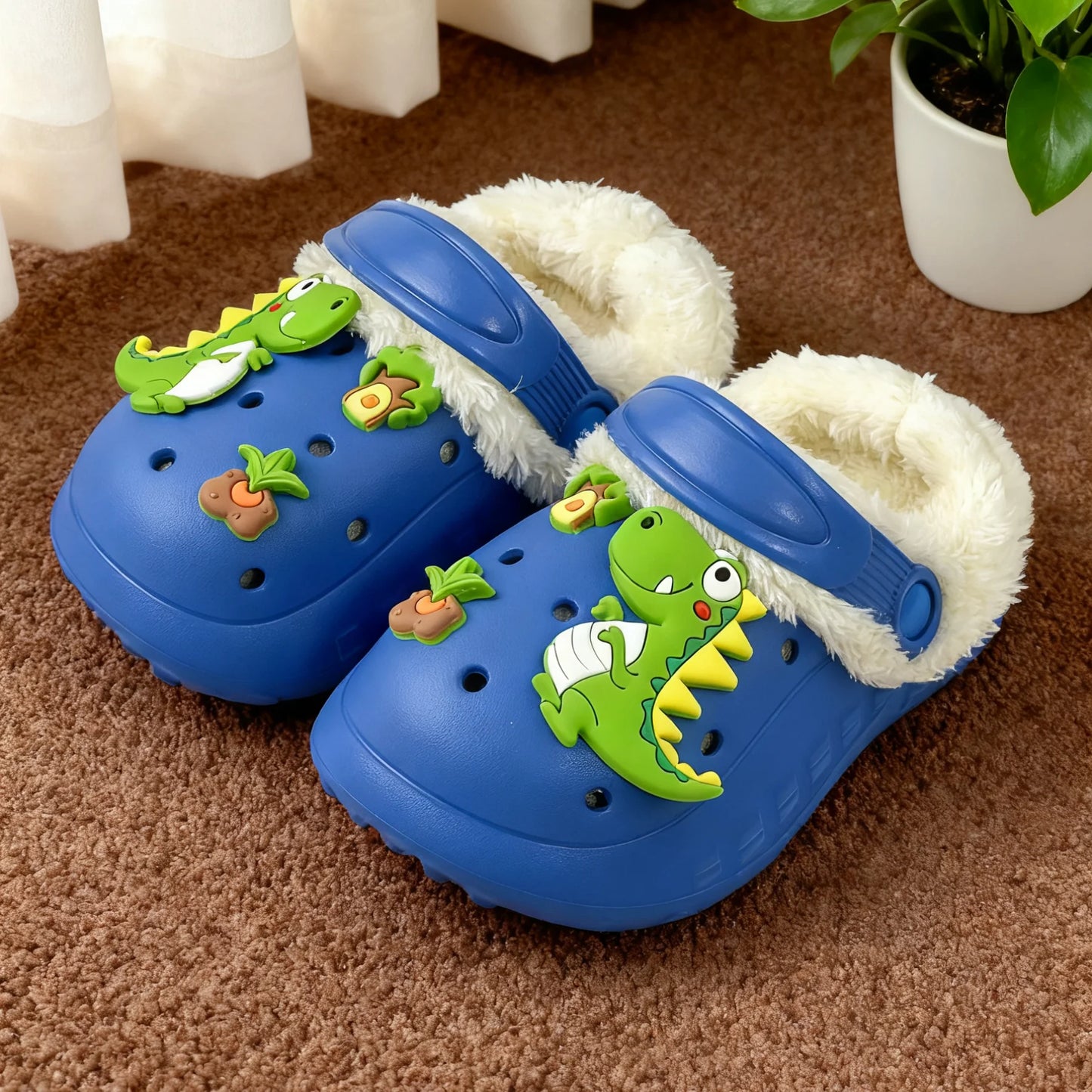 Cave shoes with women's velvet and winter high-end feel, detachable autumn and winter girls' student dormitory cotton slippers