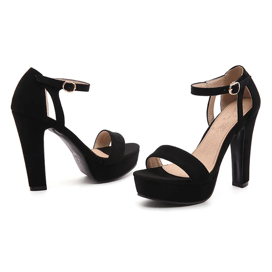 Brand New Hot Sexy Green Beige Women Platform Sandals Super Heels Black Lady Party Nude Shoes  Plus Big Small Size 31 43