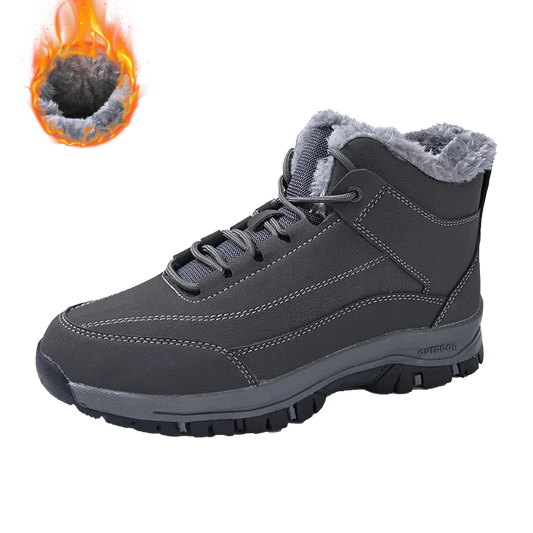 New Snow Boots Men Lace Up Mens Shoes Breathable Winter Boots For Men Casual Men Shoe Waterproof Ankle Boots Footwear Work Shoes