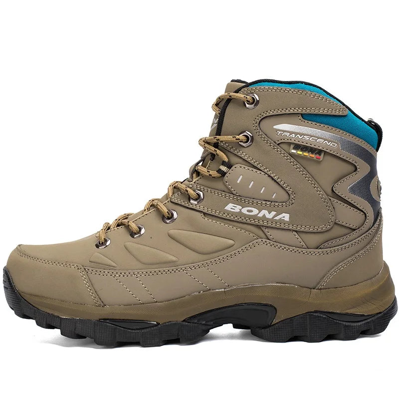 Men Hiking Boots Winter Outdoor Mountain Sport Boots Climbing Sneakers Shoes Non Slip Mens Footwear Male Ankle Boot Work Shoes