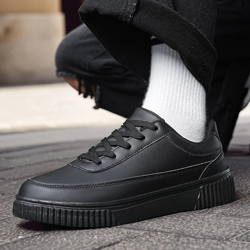 MAEDEF White Sneakers Men Skateboard Shoes Woman Casual Flats Shoes Lightweight Breathable Sport Shoes for Men Women Footwear