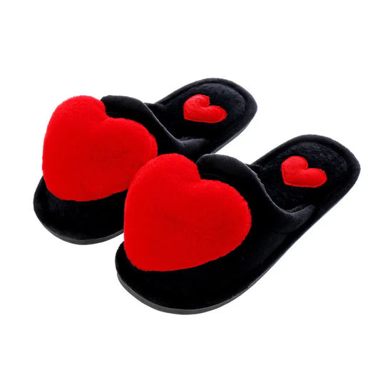 2025 Winter Cute Cotton Slippers for Women Winter Warm Shoes Soft Fur Thick Sole Anti-slip Couples Indoor Home Floor Slides