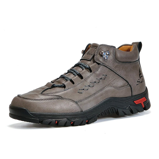 Handmade Men Boots Winter Casual Leather Shoes Outdoor Hiking Sneakers Plus Size Male Hombres Botas Ankle Footwear Anti Slip