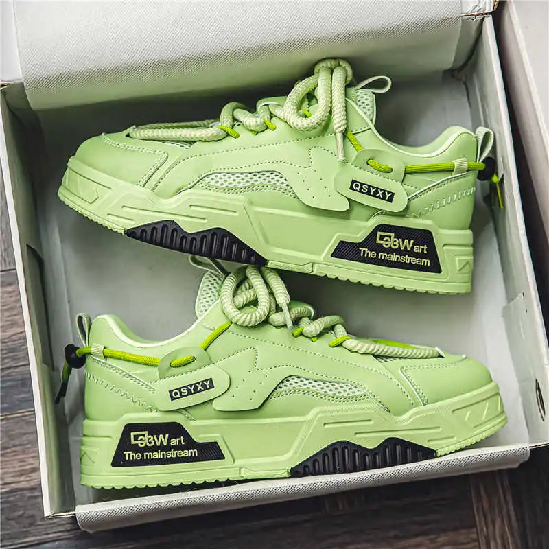 Lace-up Plateforme Sneakers Man Woven Men's Tennis Size 49 To 50 Shoes Men's Luxury Sports Skor Casuals Order Tenys