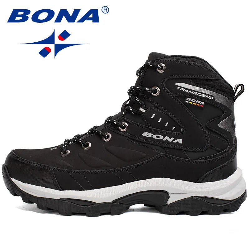 Men Hiking Boots Winter Outdoor Mountain Sport Boots Climbing Sneakers Shoes Non Slip Mens Footwear Male Ankle Boot Work Shoes