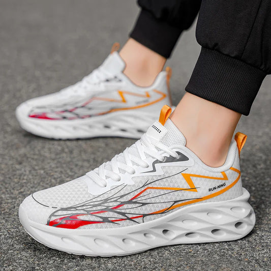 Thick Sole Anti Skid Breathable Sneaker 2025 Spring and Autumn New Men's Casual Shoes Outdoor Light Wear-resistant Male Footwear