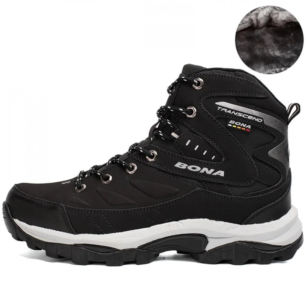 Men Hiking Boots Winter Outdoor Mountain Sport Boots Climbing Sneakers Shoes Non Slip Mens Footwear Male Ankle Boot Work Shoes