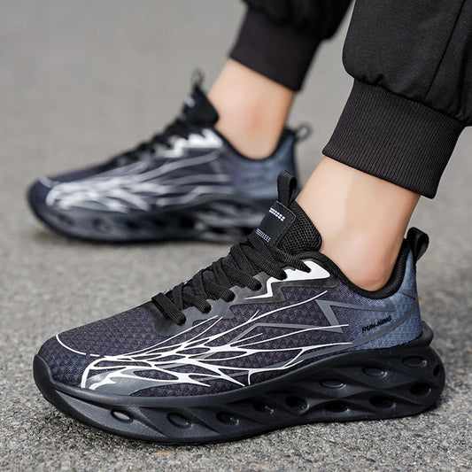 Thick Sole Anti Skid Breathable Sneaker 2025 Spring and Autumn New Men's Casual Shoes Outdoor Light Wear-resistant Male Footwear