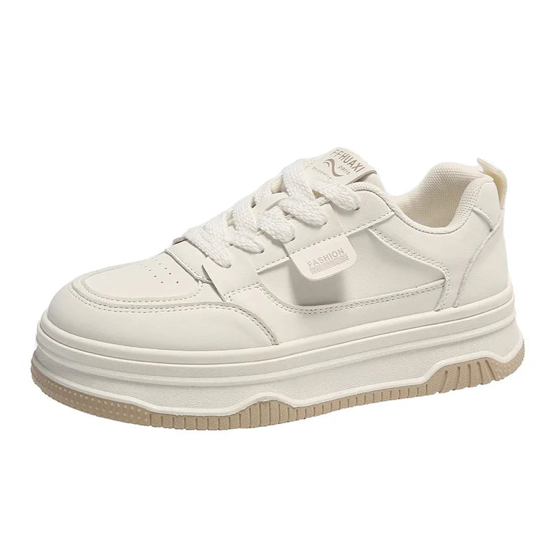 Bestselling White Sneakers for Women New Versatile Thick-Soled Height-Increasing Sneakers Casual Shoes Platform Sports Shoes