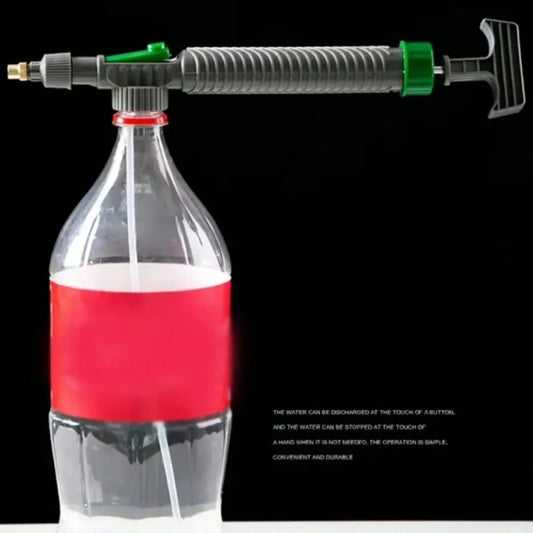 High Pressure Air Pump Manual Sprayer Adjustable Drink Bottle Spray Head Nozzle Garden Watering Tool Sprayer Agriculture Tools