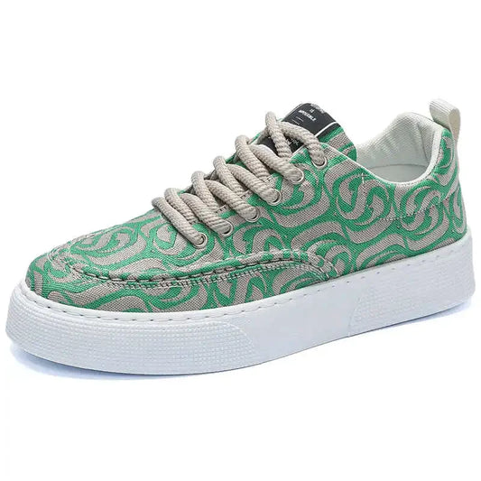 Thick Heeled Non-slip Sole Women's Red Casual Sneakers Fitness Shoes Ladies Sport Cute Footwear Outside Industrial Sewing